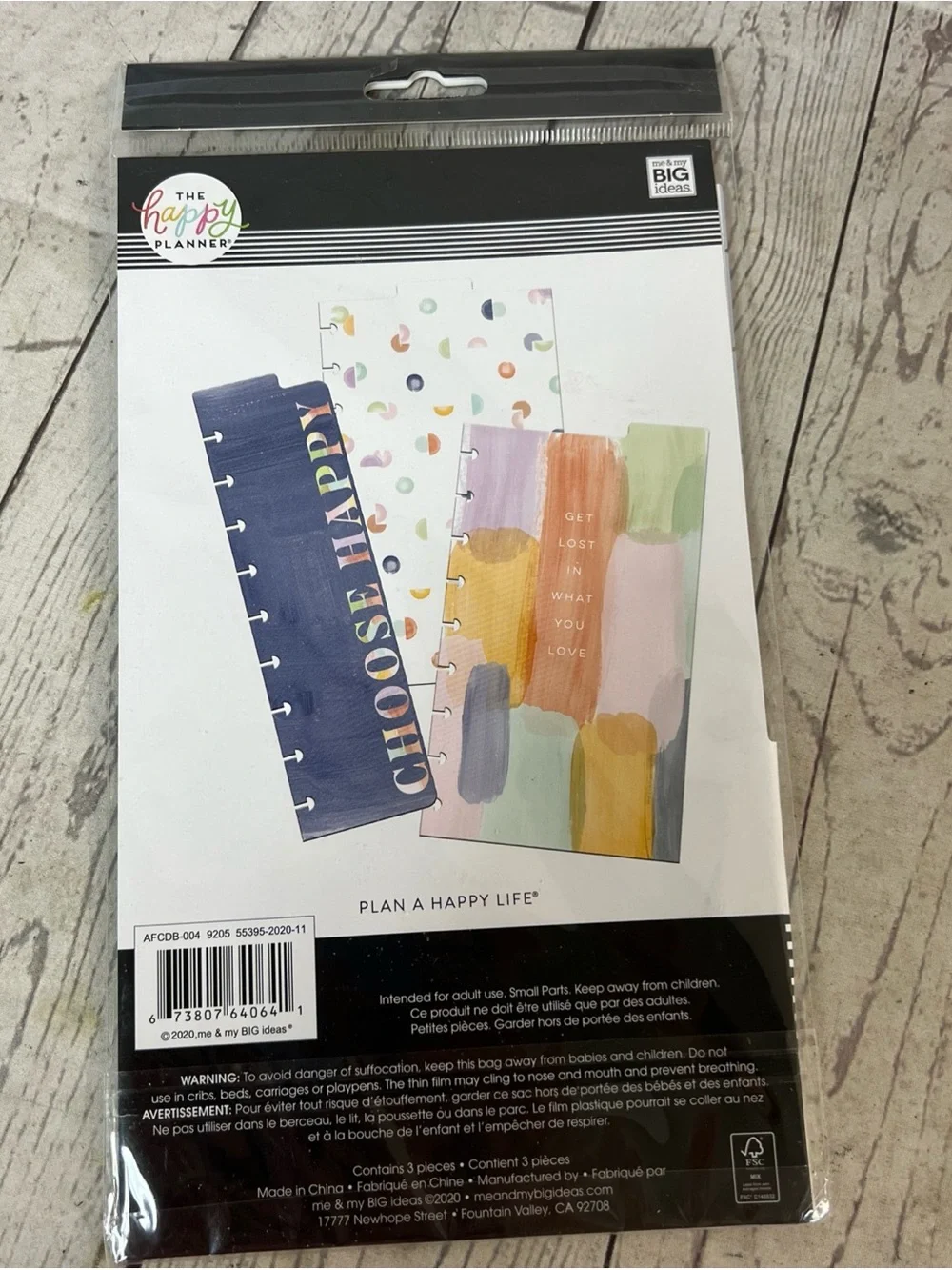 The Happy Planner Dashboards Set of 3 Choose Happy Classic Sized Sealed